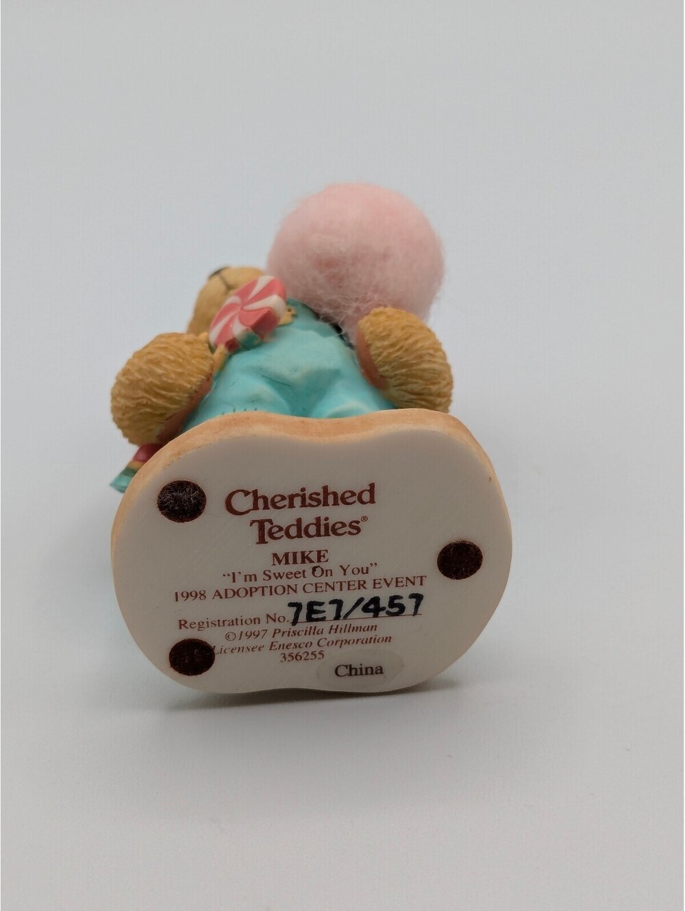 Cherished Teddies Mike I'm Sweet On You (356255) 1997 Adoption Center Event 1998 - Picture 6 of 7